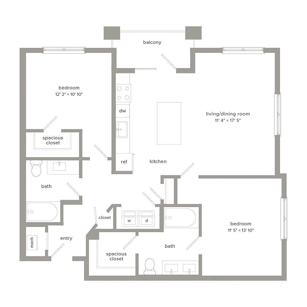 Floor plan B2 2/2