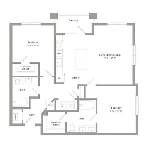 Floor plan B2 2/2