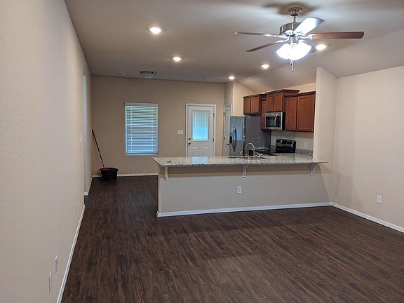 Living room and kitchen
