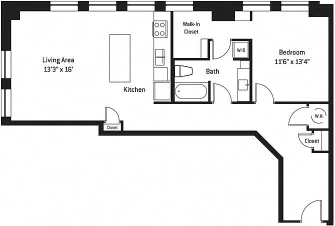 Floor plan 1S