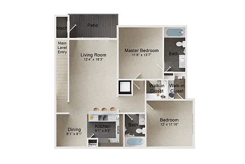 Floor plan Smokebrush