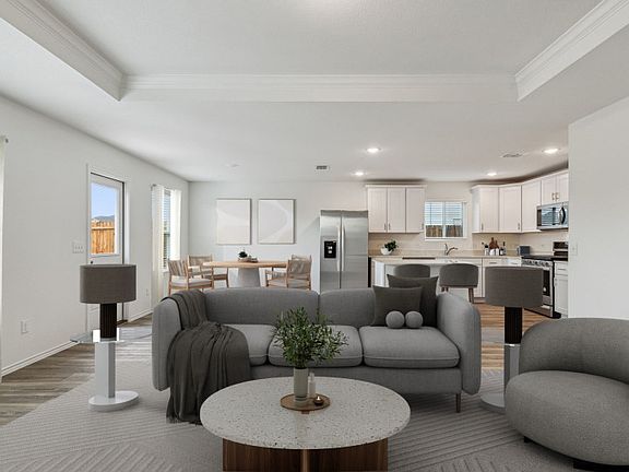 Sunlit gathering room designed for relaxation and entertainment