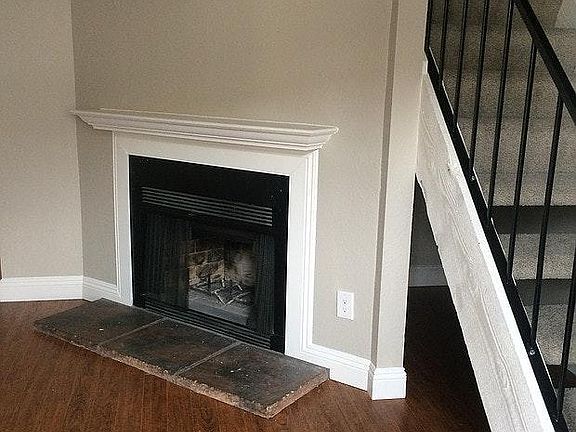 All units have wood burning fireplace and two tone paint