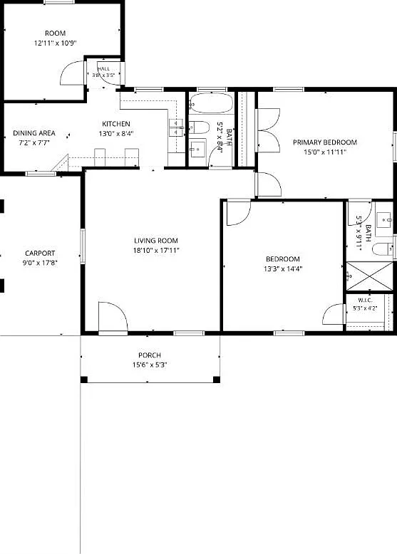 3 bed, 2.0 bath, 1028 sqft, $1,990 — Photo 4