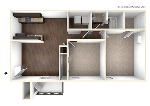 Floor plan Chattahoochee
