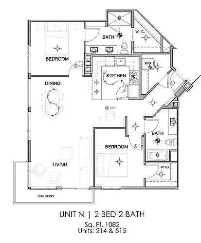 Floor plan 2X2