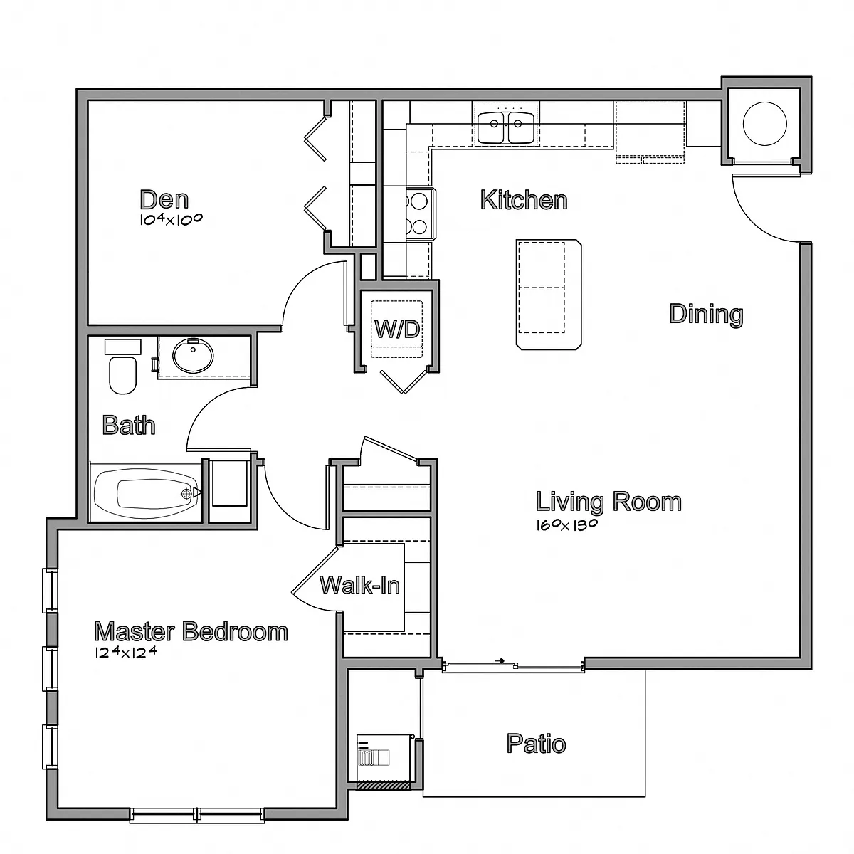 Floor plan Pawnee