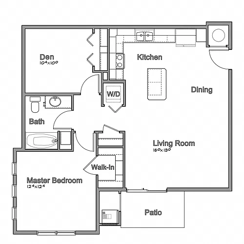 Floor plan Pawnee