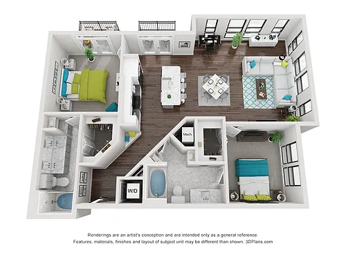 Floor plan Upper Kirby