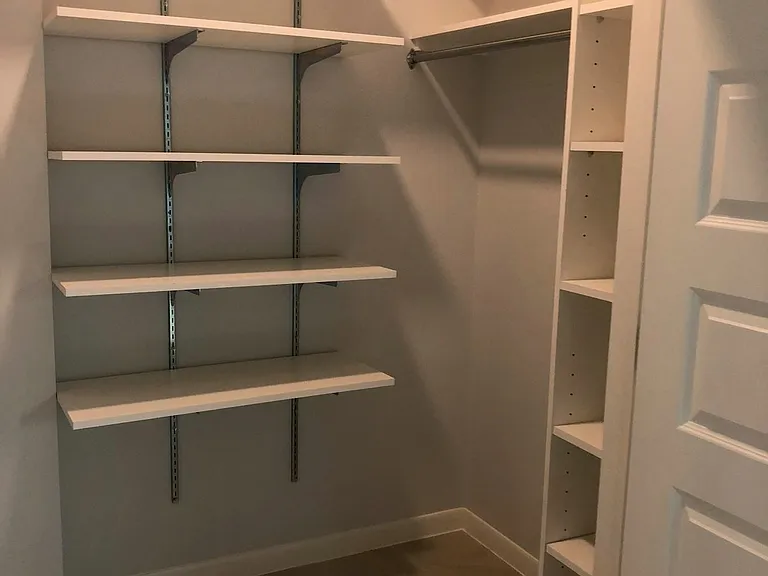 Plenty of shelving