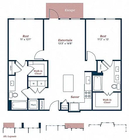 Floor plan B2