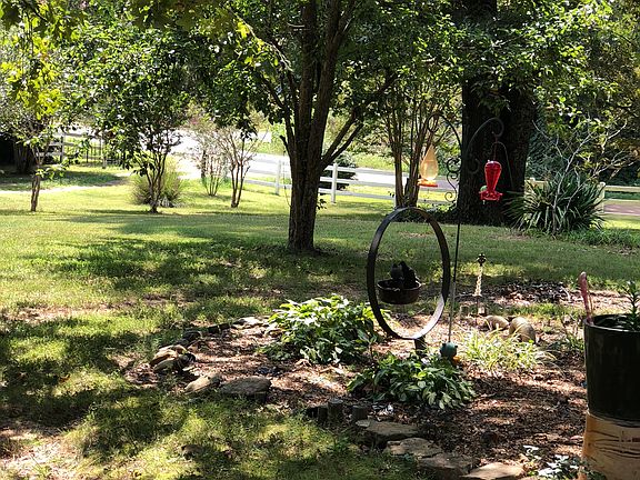 Scene from side patio to dri