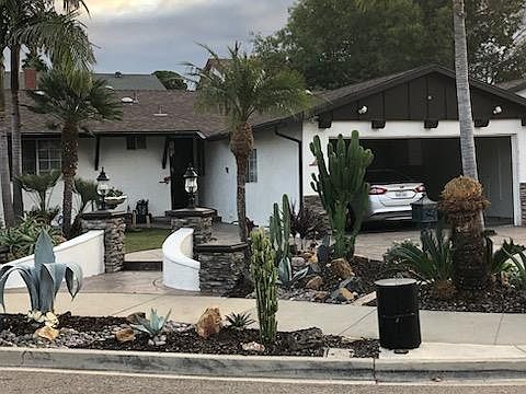 Front of house with garage