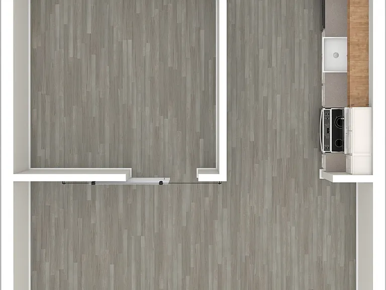 3D Floor Plan 1x1 B, C, D 3D Floor Plan 1x1 B, C, D
