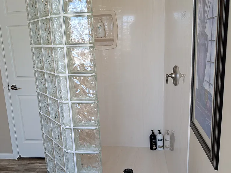 Primary bath with walk in shower