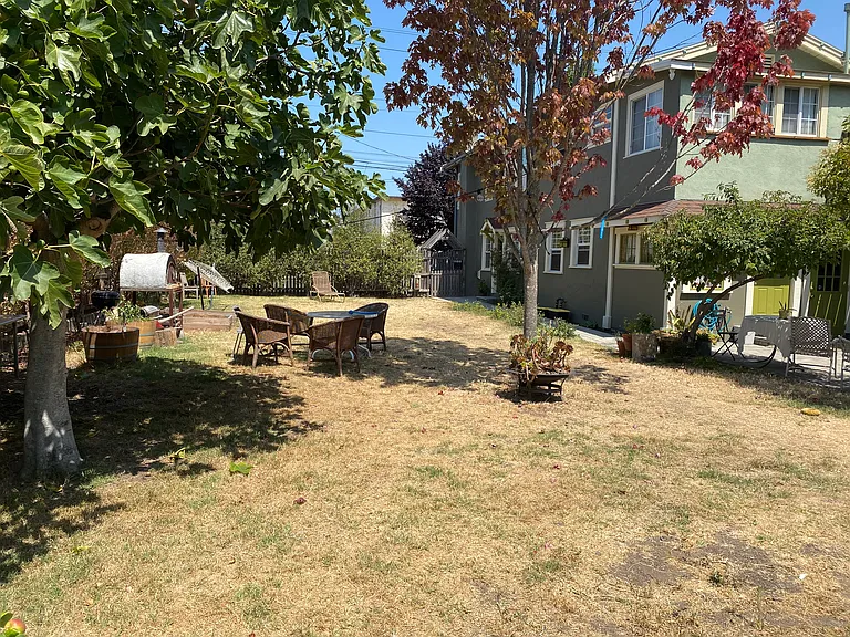 view of the house from the back yard