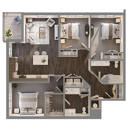 Floor plan C1A