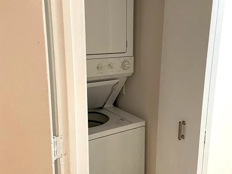 View of the washer dryer