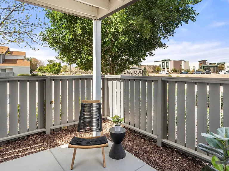 Find serenity and bliss in your private patio or balcony an outdoor extension of your living room.