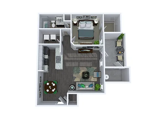 Floor plan A1 - A1 1X1