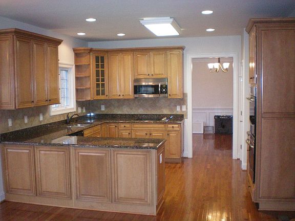 Looking into kitchen from living room