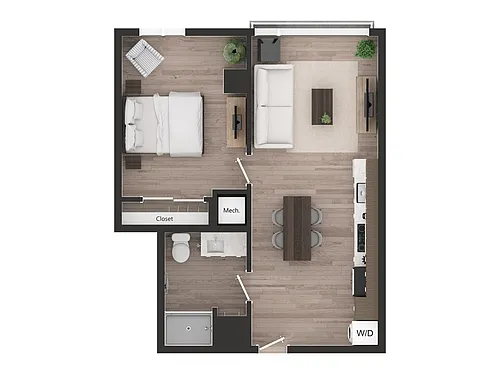 Floor plan 1BD1x