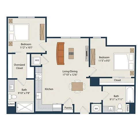 Floor plan B2.U