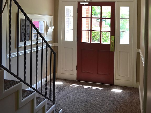 Hallways clean, well lit, and protect from the elements.