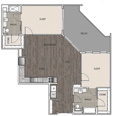 Floor plan 2E