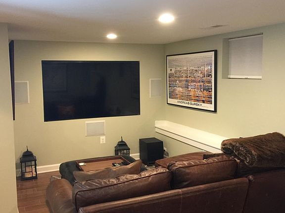 basement family room