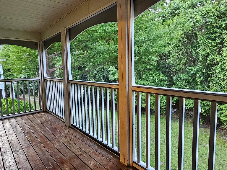 Screened porch.