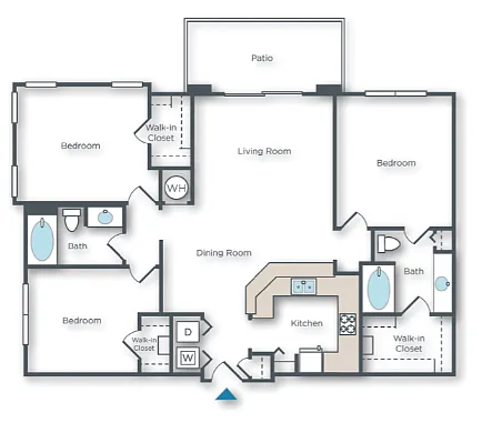 Floor plan Yucca A