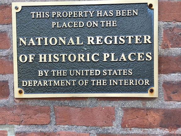 Historic Register Plaque