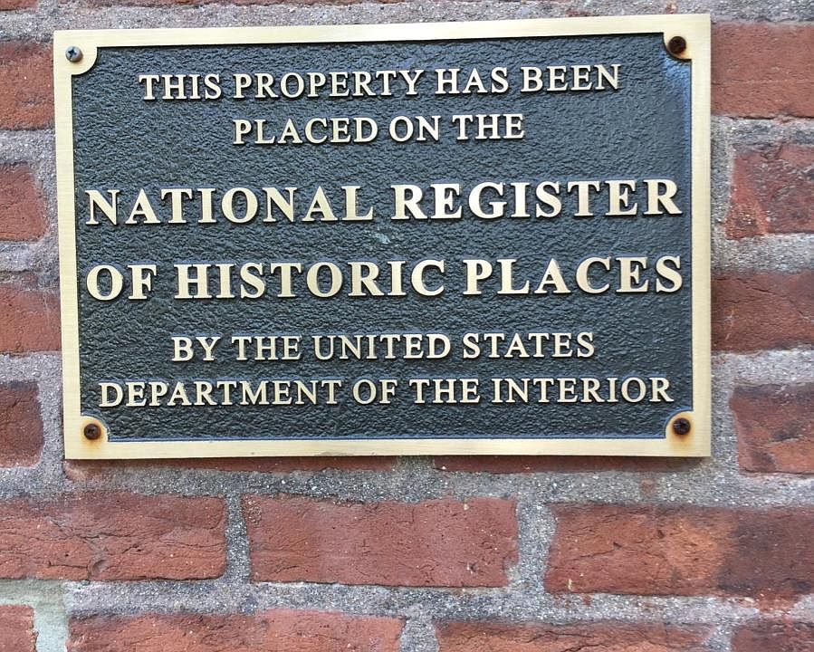Historic Register Plaque
