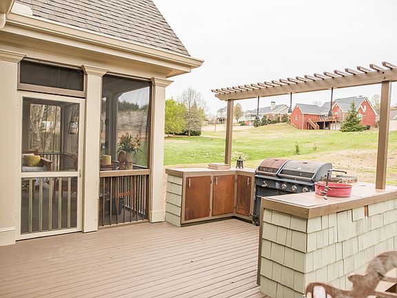 Back deck and screened porch