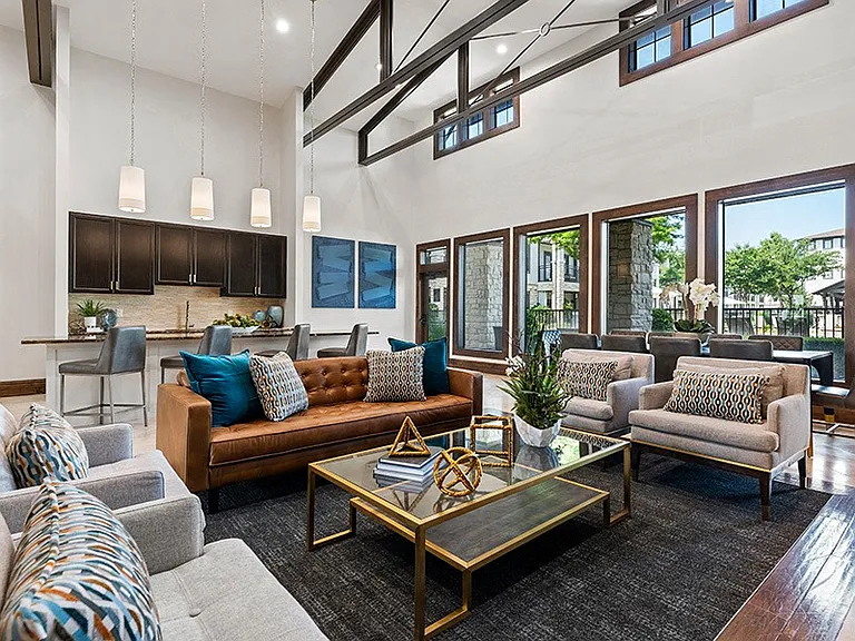 Expansive resident clubhouse