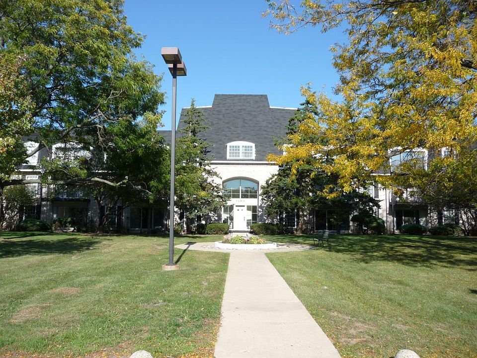 Front of building.