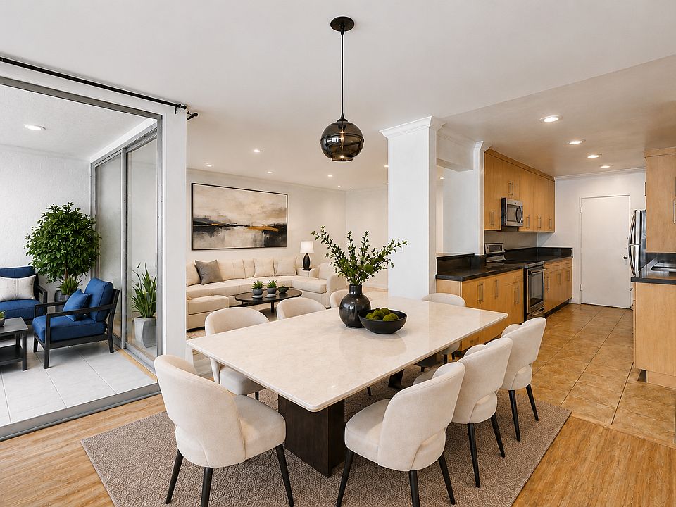 Indoor-outdoor living. Virtually staged