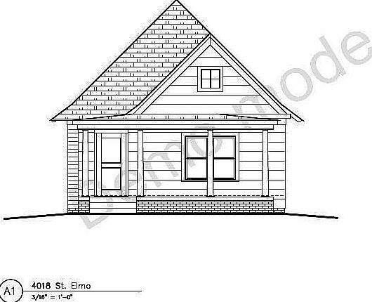 elevation of front