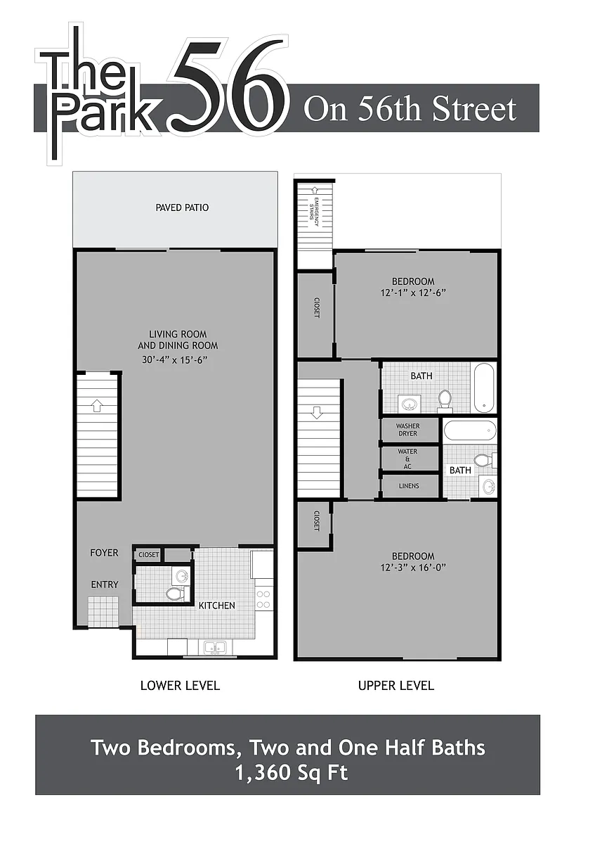Floor plan 2-1360sqft