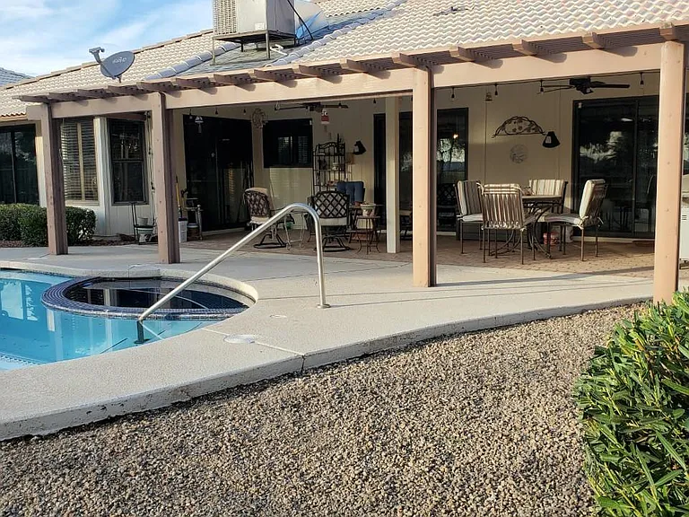Patio South with extended Ramada
