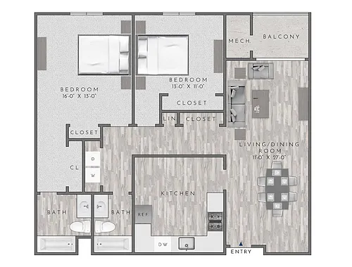 Floor plan B1
