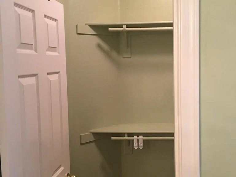 Walk-in closet, master bedroom.