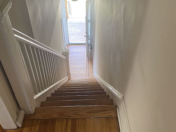 Steps down stairs