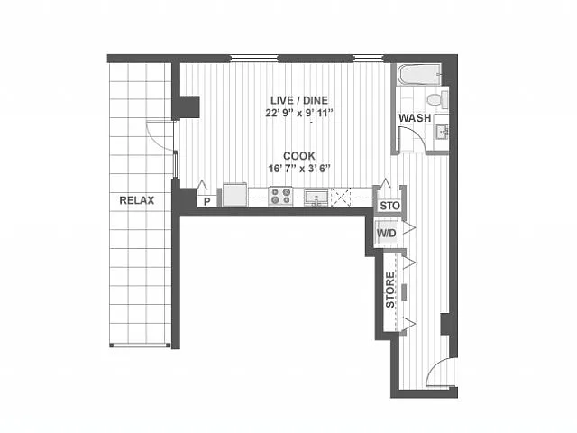Floor plan E200
