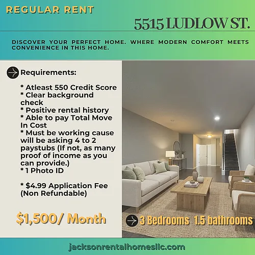 5515 Ludlow St Photo 1 5515 Ludlow St Photo 1