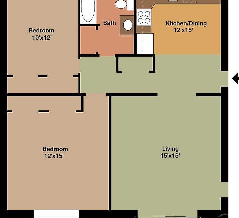 2nd image of 12 Theroux Ct APT 11E