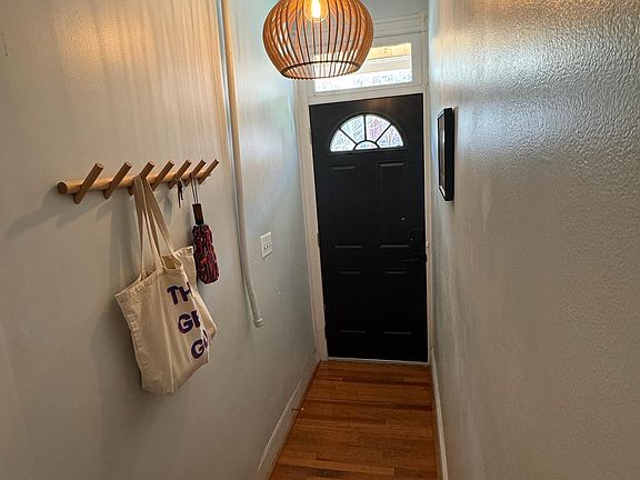 Private entrance leading to the upstairs sun filled apartment.