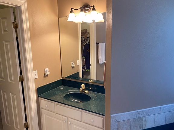 Master Bath his vanity