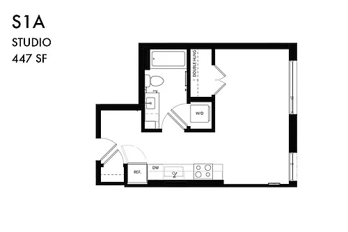 Floor plan Studio S1a MULTE